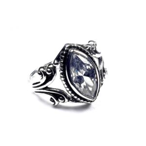 ANILLO PLATA PIEDRA CIRCONITA