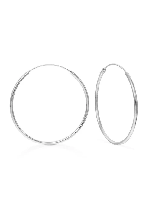 PENDIENTE ARO PLATA 16mm - Imagen 3