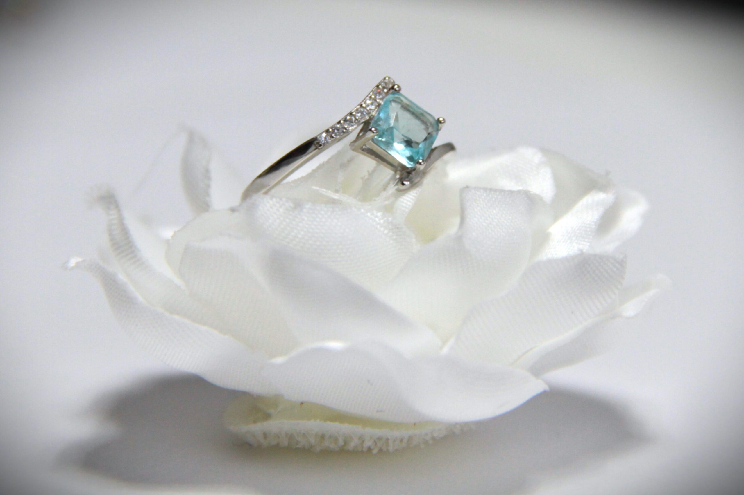 ANILLO PLATA AGUAMARINA - Imagen 4