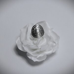 ANILLO EGUZKILORE MANDALA PLATA