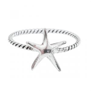 ANILLO PLATA ESTRELLA MAR