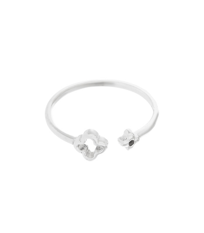 Anillo Plata Flor - Imagen 2
