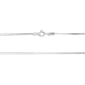 Cadena Plata Plana Magic 1.7mm 40cm