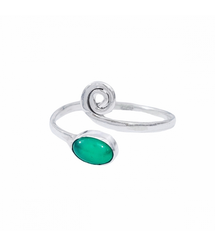 ANILLO AJUSTABLE CON PIEDRA NATURAL - Imagen 4