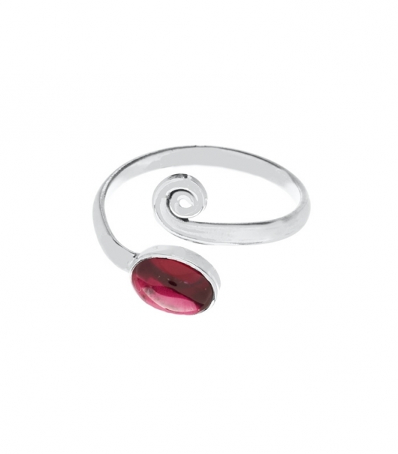 ANILLO AJUSTABLE CON PIEDRA NATURAL - Imagen 3